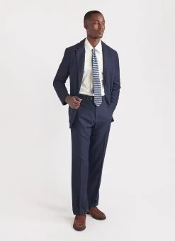 Tailored Wool Blazer | Navy -Urban Wear Shop PERCIVAL MENSWEAR BLAZER NAVY WOOL5 bc7ca449 f002 407d 8883 66a53b5bd91a