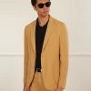 Tailored Linen Blazer | Camel 2 Tailored Linen Blazer | Camel -Urban Wear Shop PERCIVAL MENSWEAR CAMEL BLAZER5
