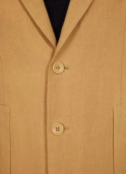 Tailored Linen Blazer | Camel 12 Tailored Linen Blazer | Camel -Urban Wear Shop PERCIVAL MENSWEAR CAMEL BLAZER9