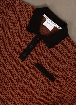 Casa Martini Knitted Polo | Cotton | Espresso -Urban Wear Shop PERCIVAL MENSWEAR CASA MARTINI ESPRESSO 10