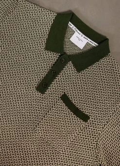 Casa Martini Knitted Polo | Cotton | Forest -Urban Wear Shop PERCIVAL MENSWEAR CASA MARTINI POLO FOREST 10