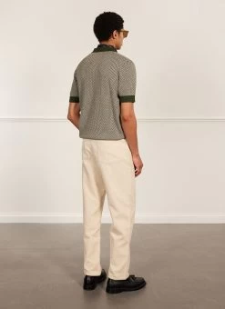 Casa Martini Knitted Polo | Cotton | Forest -Urban Wear Shop PERCIVAL MENSWEAR CASA MARTINI POLO FOREST5