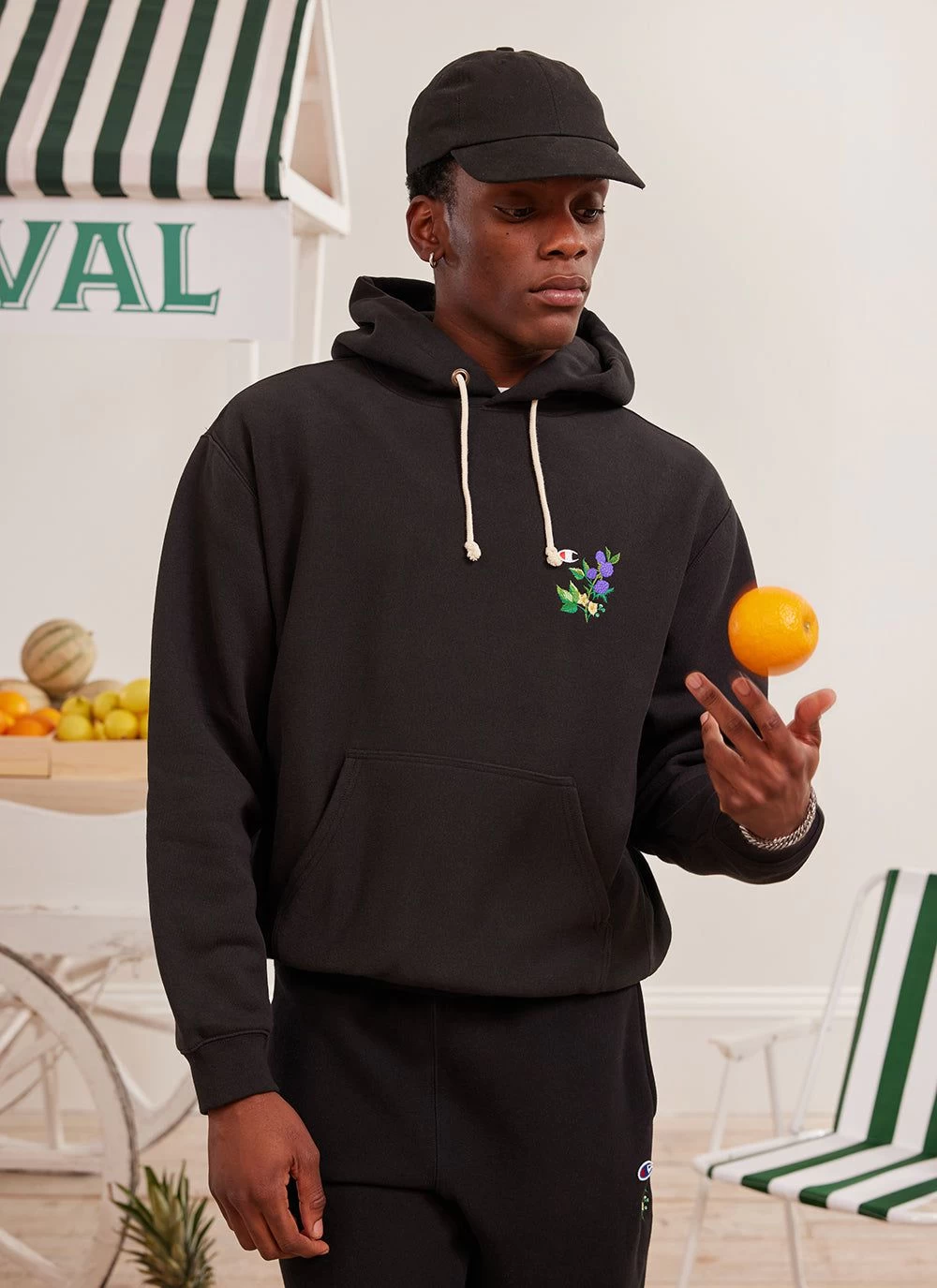 Bramble Hoodie | Champion And Percival | Black 6 Bramble Hoodie | Champion And Percival | Black - Image 4