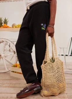 Bramble Trackpant | Champion And Percival | Black 9 Bramble Trackpant | Champion And Percival | Black -Urban Wear Shop PERCIVAL MENSWEAR CHAMPION BLACK BRAMBLE TRACKPANT2