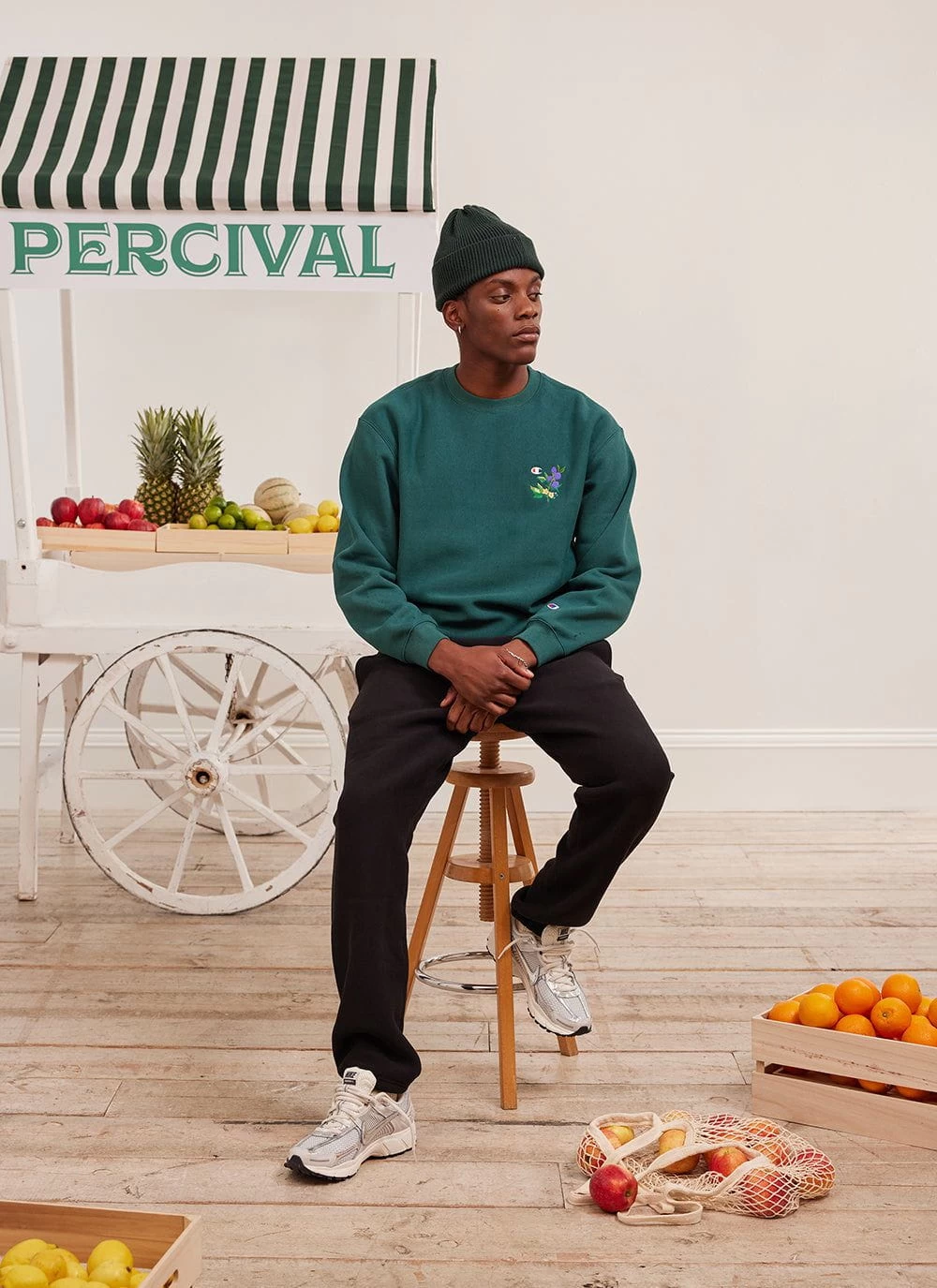 Bramble Sweatshirt | Champion And Percival | Forest 7 Bramble Sweatshirt | Champion And Percival | Forest - Image 5