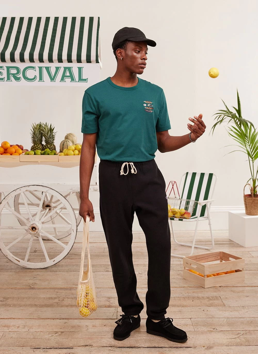 Feathers T Shirt | Champion And Percival | Forest 7 Feathers T Shirt | Champion And Percival | Forest - Image 5