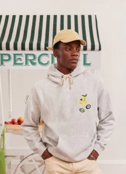 Lemony Snickets Hoodie | Champion And Percival | Heather Grey