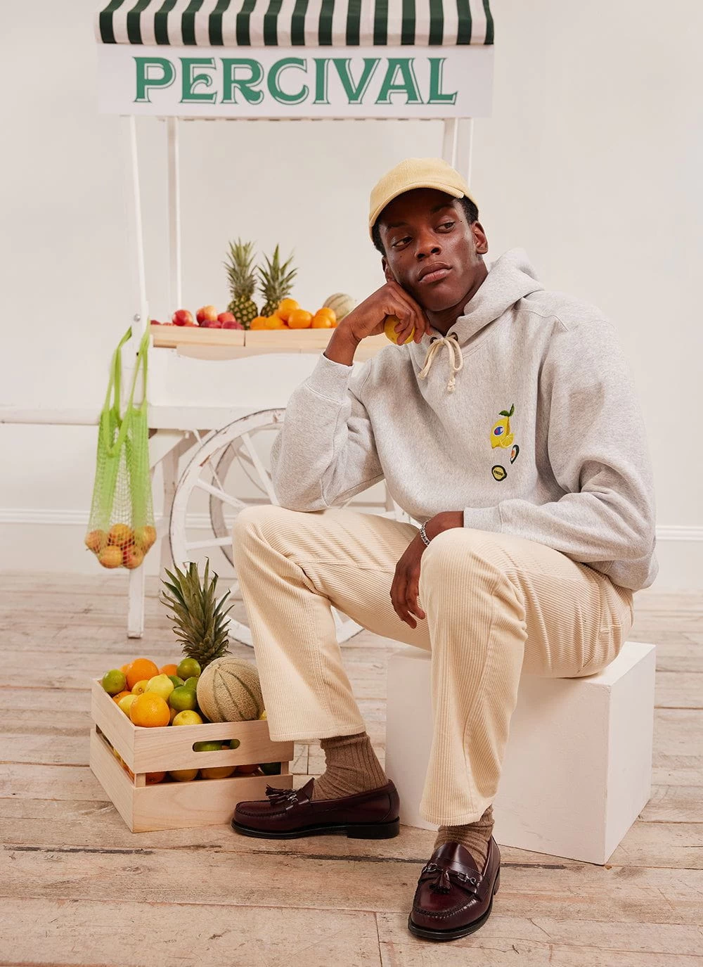 Lemony Snickets Hoodie | Champion And Percival | Heather Grey 6 Lemony Snickets Hoodie | Champion And Percival | Heather Grey - Image 4