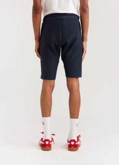 Soho Track Short | Champion And Percival | Navy -Urban Wear Shop PERCIVAL MENSWEAR CHAMPION SOHO NAVY TRACK SHORTS 2
