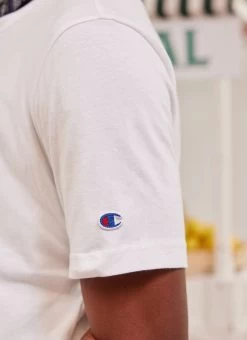 Thistle Flower T Shirt | Champion And Percival | Ecru -Urban Wear Shop PERCIVAL MENSWEAR CHAMPION THISTLE ECRU T8