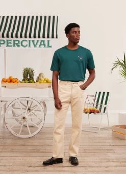 Thistle Flower T Shirt | Champion And Percival | Forest 10 Thistle Flower T Shirt | Champion And Percival | Forest -Urban Wear Shop PERCIVAL MENSWEAR CHAMPION THISTLE FOREST T1