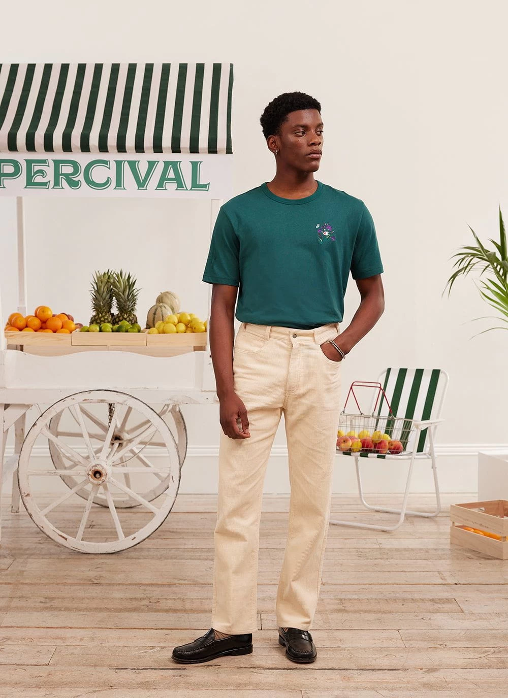 Thistle Flower T Shirt | Champion And Percival | Forest 5 Thistle Flower T Shirt | Champion And Percival | Forest - Image 3