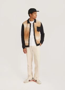 Checker Gradient Bobcat Cardigan | Mohair | Tan 17 Checker Gradient Bobcat Cardigan | Mohair | Tan -Urban Wear Shop PERCIVAL MENSWEAR CHECKER GRADIENT BOBCAT CARDIGAN TAN6 5ffccf5c bf3d 4cef 9961 6a41cf193add