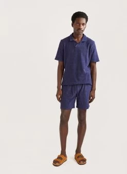 Towelling Shorts | Organic Cotton | Check Navy -Urban Wear Shop PERCIVAL MENSWEAR CHECK TOWEL NAVY12 2128eb38 efe0 4da2 b19c 0b772240cae3