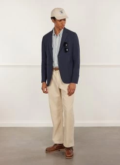 Boxy Clerk Shirt | Stripe Seersucker | Blue -Urban Wear Shop PERCIVAL MENSWEAR CLERK SHIRT STRIPE SEERSUCKER BLUE8