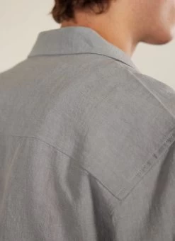 Short Sleeve Cuban Shirt | Linen | Light Blue 11 Short Sleeve Cuban Shirt | Linen | Light Blue -Urban Wear Shop PERCIVAL MENSWEAR CUBAN LINEN SHIRT LIGHT BLUE2