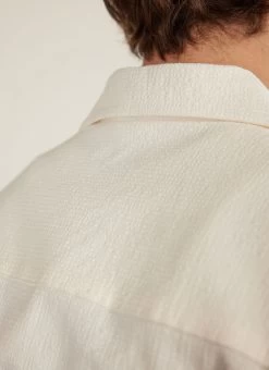 Cuban Shirt | Seersucker | Ecru 17 Cuban Shirt | Seersucker | Ecru -Urban Wear Shop PERCIVAL MENSWEAR CUBAN SEERSUCKER SHIRT ECRU8