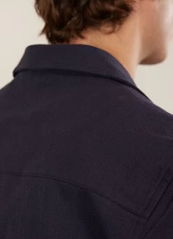 Cuban Shirt | Seersucker | Navy 14 Cuban Shirt | Seersucker | Navy -Urban Wear Shop PERCIVAL MENSWEAR CUBAN SHIRT SEERSUCKER NAVY2