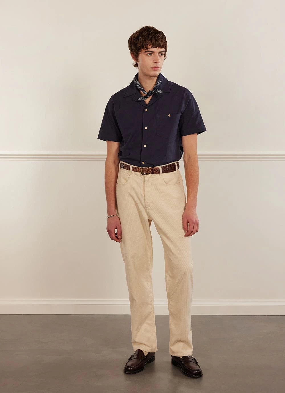 Cuban Shirt | Seersucker | Navy 6 Cuban Shirt | Seersucker | Navy - Image 4