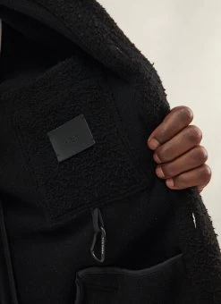 Blanket Overshirt | Casentino Wool | Black -Urban Wear Shop PERCIVAL MENSWEAR ECOMM BLACK CASENTINO 9 9c1c48b6 8ee0 4f7b b95c 626c29291863