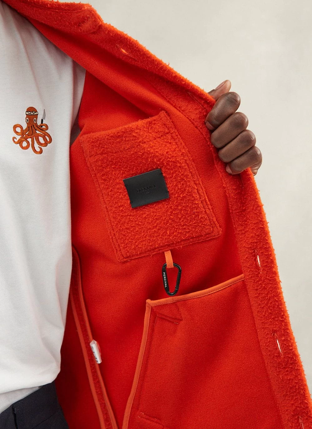 Blanket Overshirt | Casentino Wool | Orange 8 Blanket Overshirt | Casentino Wool | Orange - Image 6