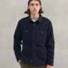 Blanket Overshirt | Casentino Wool | Navy