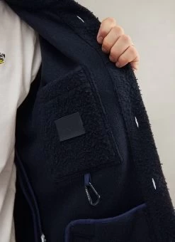 Blanket Overshirt | Casentino Wool | Navy -Urban Wear Shop PERCIVAL MENSWEAR ECOM CASENTINO NAVY 19