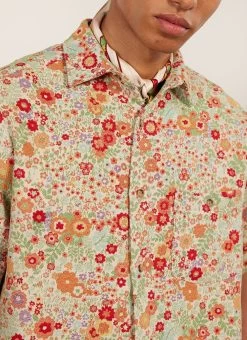 Floral Clerk Shirt | Multi 15 Floral Clerk Shirt | Multi -Urban Wear Shop PERCIVAL MENSWEAR FLORAL CLERK SHIRT 5