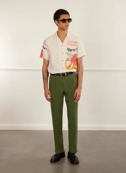 Tailored Linen Trousers | Forest 10 Tailored Linen Trousers | Forest -Urban Wear Shop PERCIVAL MENSWEAR FOREST LINEN BLAZER10copy