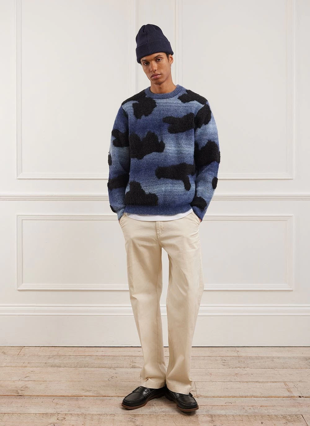 Urban Wear Shop -Urban Wear Shop PERCIVAL MENSWEAR HOSHI CREWNECK BLUE 71023de3 ace5 4d90 a0e9 60fa4f60b9aa