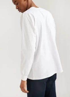 Hot Chilli Sauce Long Sleeve T Shirt | Embroidered Organic Cotton | White 17 Hot Chilli Sauce Long Sleeve T Shirt | Embroidered Organic Cotton | White -Urban Wear Shop PERCIVAL MENSWEAR HOT SAUCE WHITE LONGSLEEVE T6