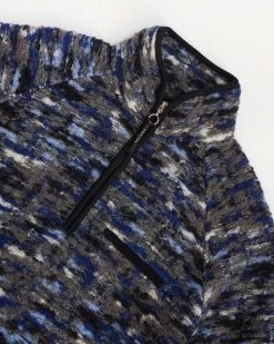 Jacquard Fleece | Wool | Blue -Urban Wear Shop PERCIVAL MENSWEAR JAQUARD WOOL FLEECE BLUE 11