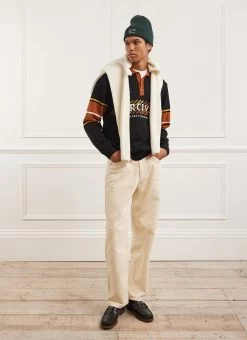 Trackside Knit Polo | Cotton | Black -Urban Wear Shop PERCIVAL MENSWEAR KNIT POLO BLACK11