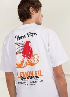 Lemon Kreme Oversized T Shirt | Organic Cotton | White