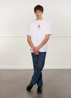 Lemon Kreme Oversized T Shirt | Organic Cotton | White -Urban Wear Shop PERCIVAL MENSWEAR LEMON KREME OVERSIZED SHIRT6