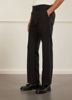 Tailored Linen Trousers | Black 10 Tailored Linen Trousers | Black -Urban Wear Shop PERCIVAL MENSWEAR LINEN BLAZER BLACK16