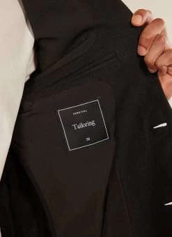 Tailored Linen Blazer | Black -Urban Wear Shop PERCIVAL MENSWEAR LINEN BLAZER BLACK6 a5df2433 c530 44eb 8f1e dcb6632aba60