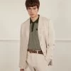 Tailored Linen Blazer | Stone 1 Tailored Linen Blazer | Stone -Urban Wear Shop PERCIVAL MENSWEAR LINEN BLAZER NATURAL2