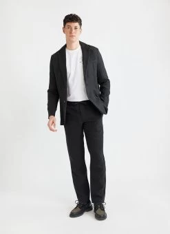 Linen Everyday Trousers | Black 8 Linen Everyday Trousers | Black -Urban Wear Shop PERCIVAL MENSWEAR LINEN EVERYDAY TROUSER BLACK