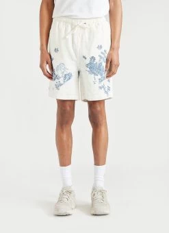 Willow Linen Shorts | Blue