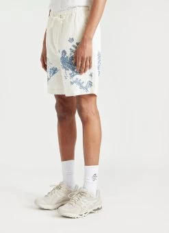 Willow Linen Shorts | Blue 12 Willow Linen Shorts | Blue -Urban Wear Shop PERCIVAL MENSWEAR LINEN SHORTS BLUE WILLOW2