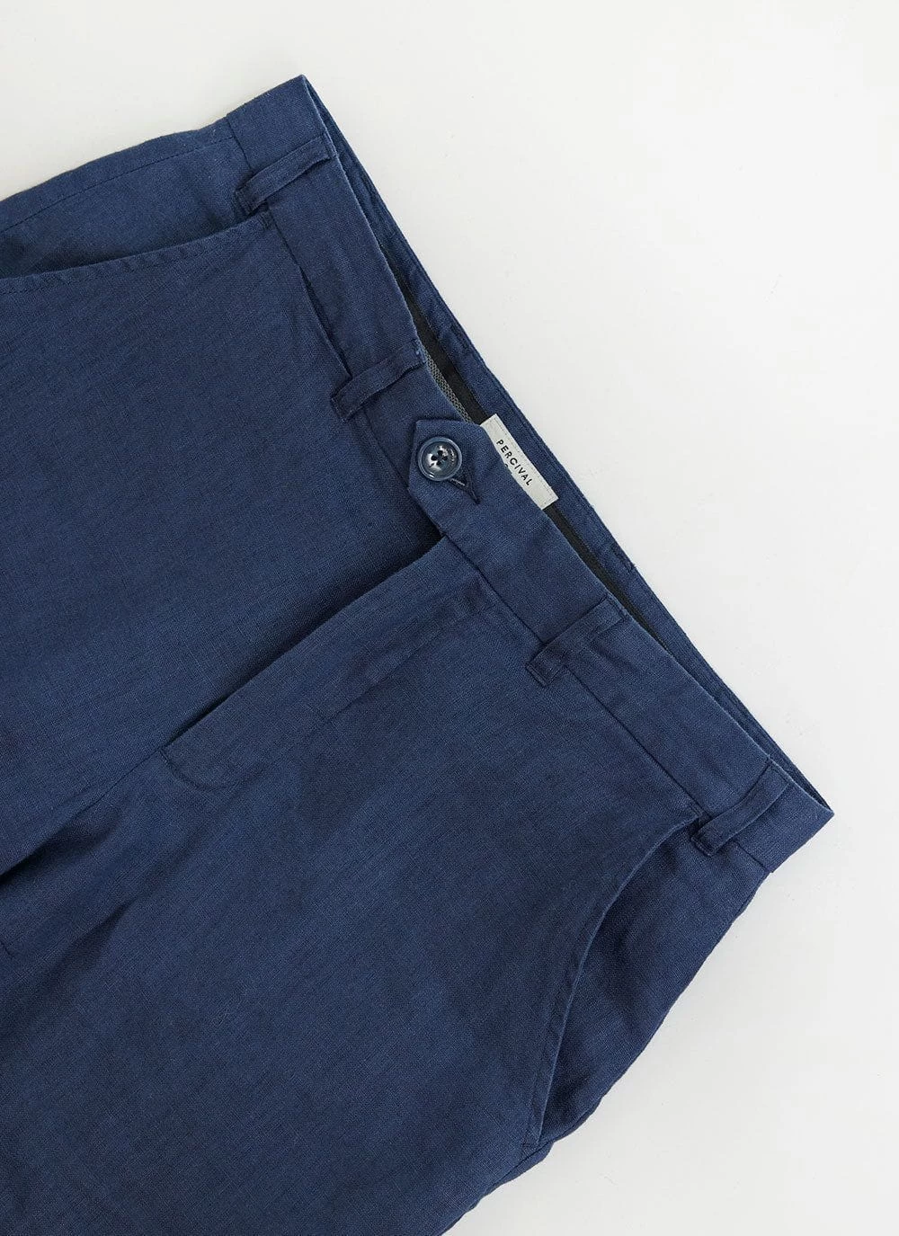 Tailored Linen Trousers | Royal Blue 5 Tailored Linen Trousers | Royal Blue - Image 3