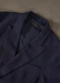 Tailored Double Breasted Blazer | Linen | Navy 19 Tailored Double Breasted Blazer | Linen | Navy -Urban Wear Shop PERCIVAL MENSWEAR NAVY DOUBLE BREASTED BLAZER9