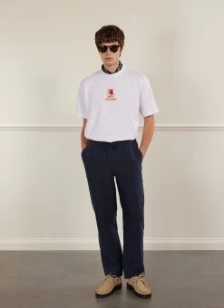 Linen Everyday Trousers | Royal Blue -Urban Wear Shop PERCIVAL MENSWEAR NAVY EVERYDAY TROUSERS1 86865a79 c352 4042 b221 44eb3f07da72