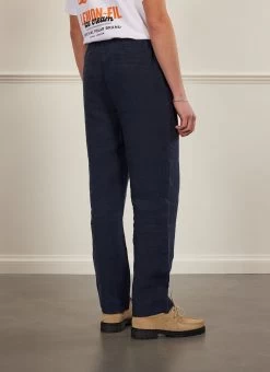 Linen Everyday Trousers | Royal Blue -Urban Wear Shop PERCIVAL MENSWEAR NAVY EVERYDAY TROUSERS4 266d4642 64f0 4dd2 b9e4 cb9f39c2d18a