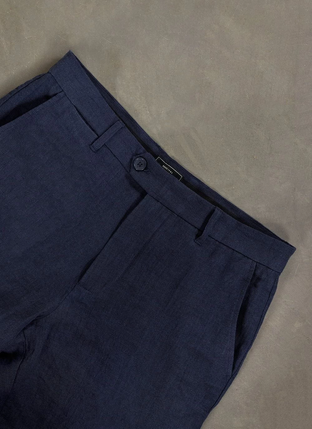 Tailored Linen Trousers | Navy 9 Tailored Linen Trousers | Navy - Image 7