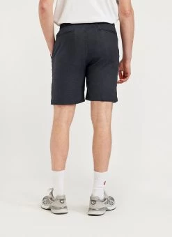 Linen Shorts | Black 11 Linen Shorts | Black -Urban Wear Shop PERCIVAL MENSWEAR NAVY LINEN SHORTS3