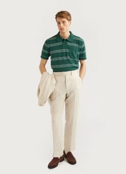 Negroni Polo Shirt | Knitted Cotton | Forest 15 Negroni Polo Shirt | Knitted Cotton | Forest -Urban Wear Shop PERCIVAL MENSWEAR NEGRONI FOREST10