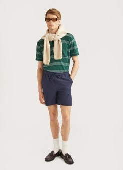 Negroni Polo Shirt | Knitted Cotton | Forest 17 Negroni Polo Shirt | Knitted Cotton | Forest -Urban Wear Shop PERCIVAL MENSWEAR NEGRONI FOREST12