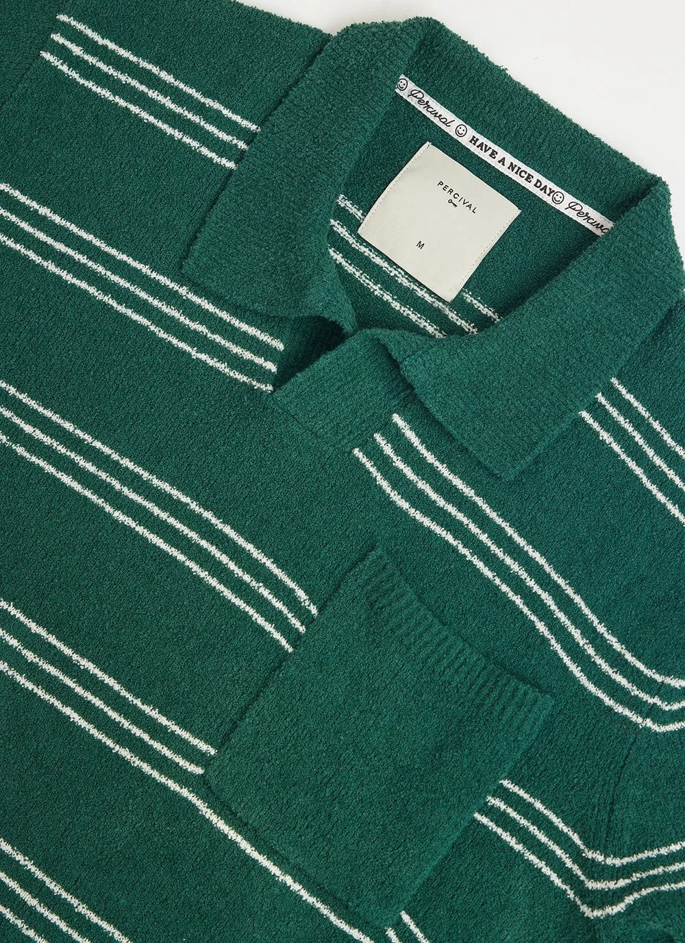 Negroni Polo Shirt | Knitted Cotton | Forest 4 Negroni Polo Shirt | Knitted Cotton | Forest - Image 2